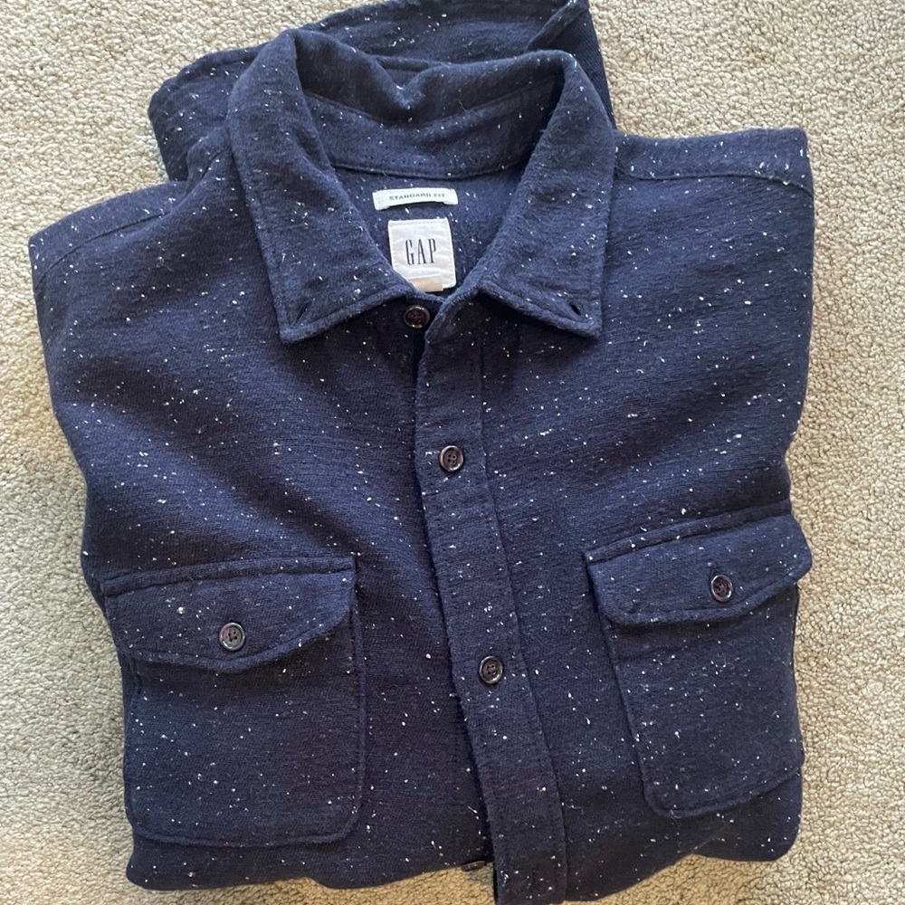 Mens thick flannel chore jacket